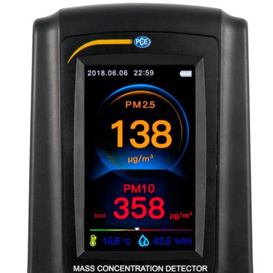 Deeltjesmeter PCE-RCM 11