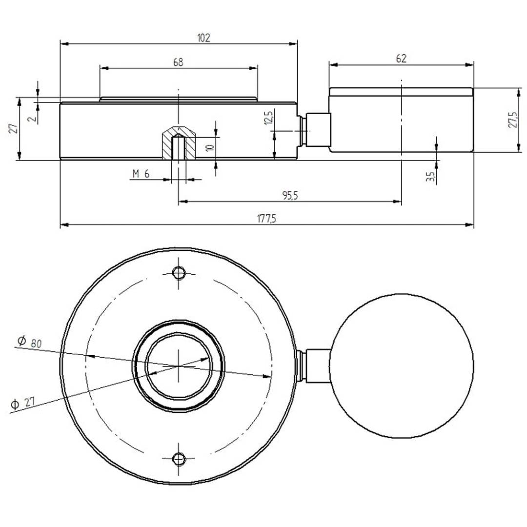 PCE-HFG 2.5K Hydraulic Dynamometer