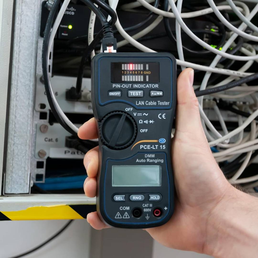 Comprobador tester de corriente de 12 a 690 V, detector de tensiones de  corriente alterna y continua - Cablematic