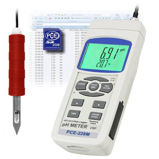 Medidor de pH PCE 228M