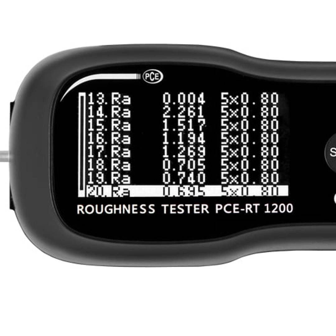 Testador de rugosidade PCE-RT 1200
