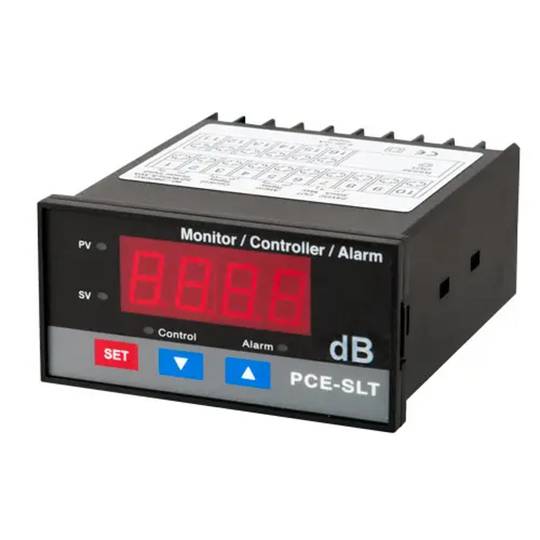 Medidor de nível de som PCE-SLT