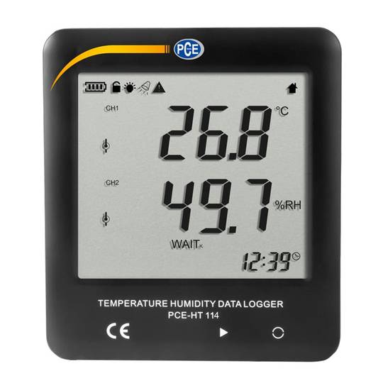 Datalogger per temperatura e umidità PCE-HT 72