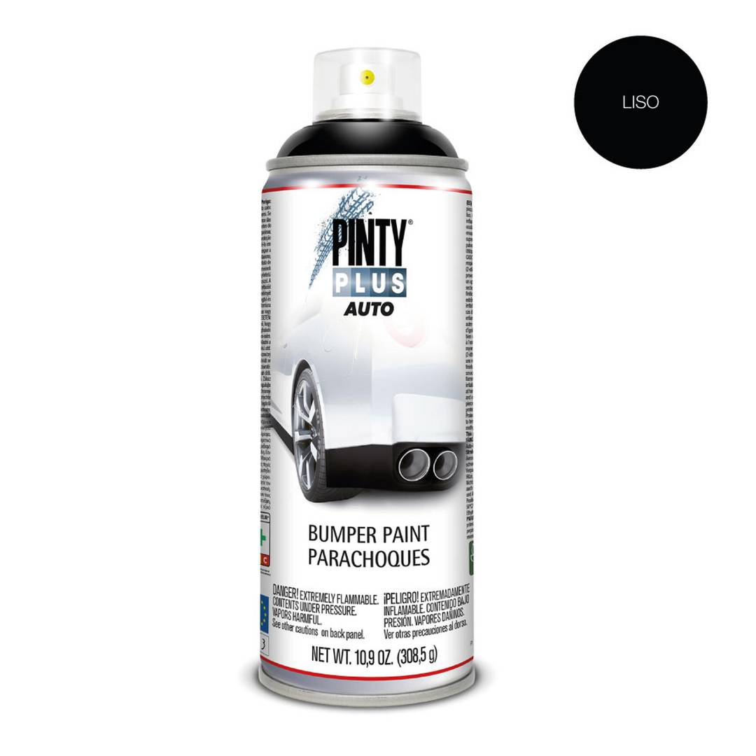 Pintyplus Auto paint em formato spray 520cc em preto liso para pintar pára-choques BL104