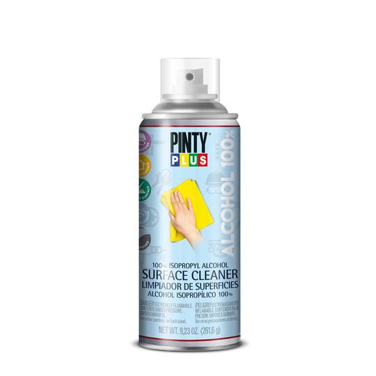Cleaner for objects and surfaces 100% isopropyl alcohol 400 ml spray format Pinty Plus