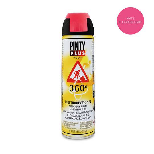 Pintyplus Tech verf in 650cc spuitformaat in fluorescerende matrode kleur T107
