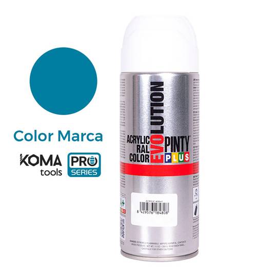 Pintyplus Evolution verf in spuitformaat van 400 ml in RAL-blauwe kleur Koma Tools