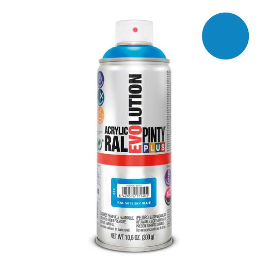 Pintura Pintyplus Evolution en formato spray de 520cc en color RAL azul ...