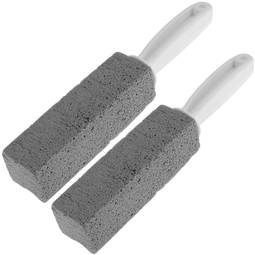 Piedra pómez para limpieza y pulido. Paquete de 2 barras con mango de 135 x 38 x 38 mm