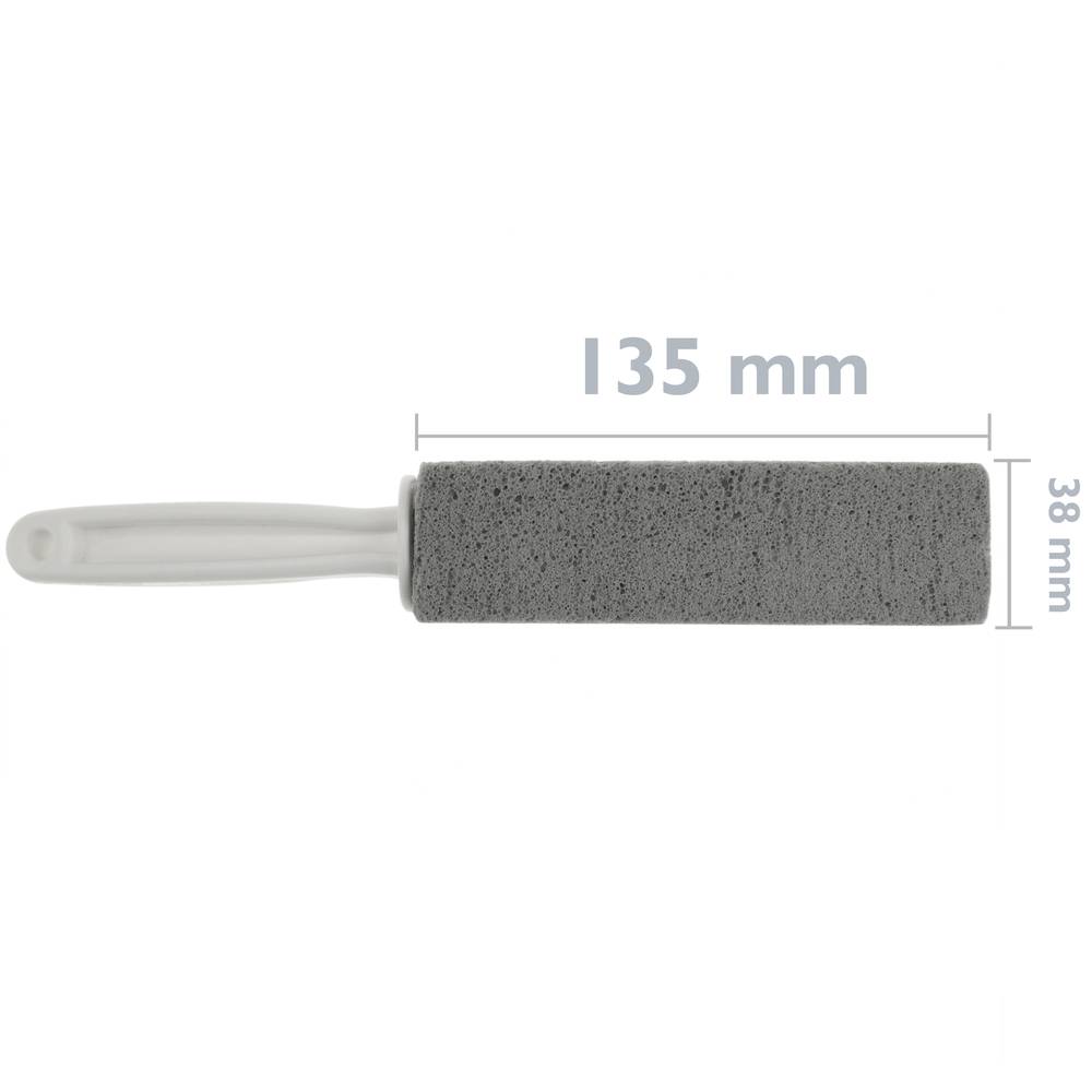 Pumice stone for cleaning, polishing and scouring. Package of 2 bars with handle of 135 x 38 x 38 mm