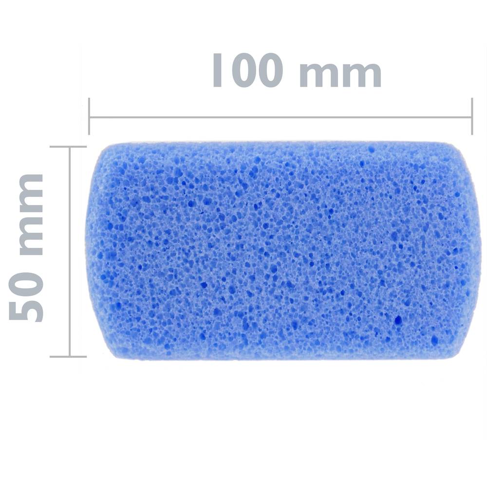 Piedra pómez para limpieza y pulido. Barra de doble cara para callosidades de 100 x 50 x 20 mm