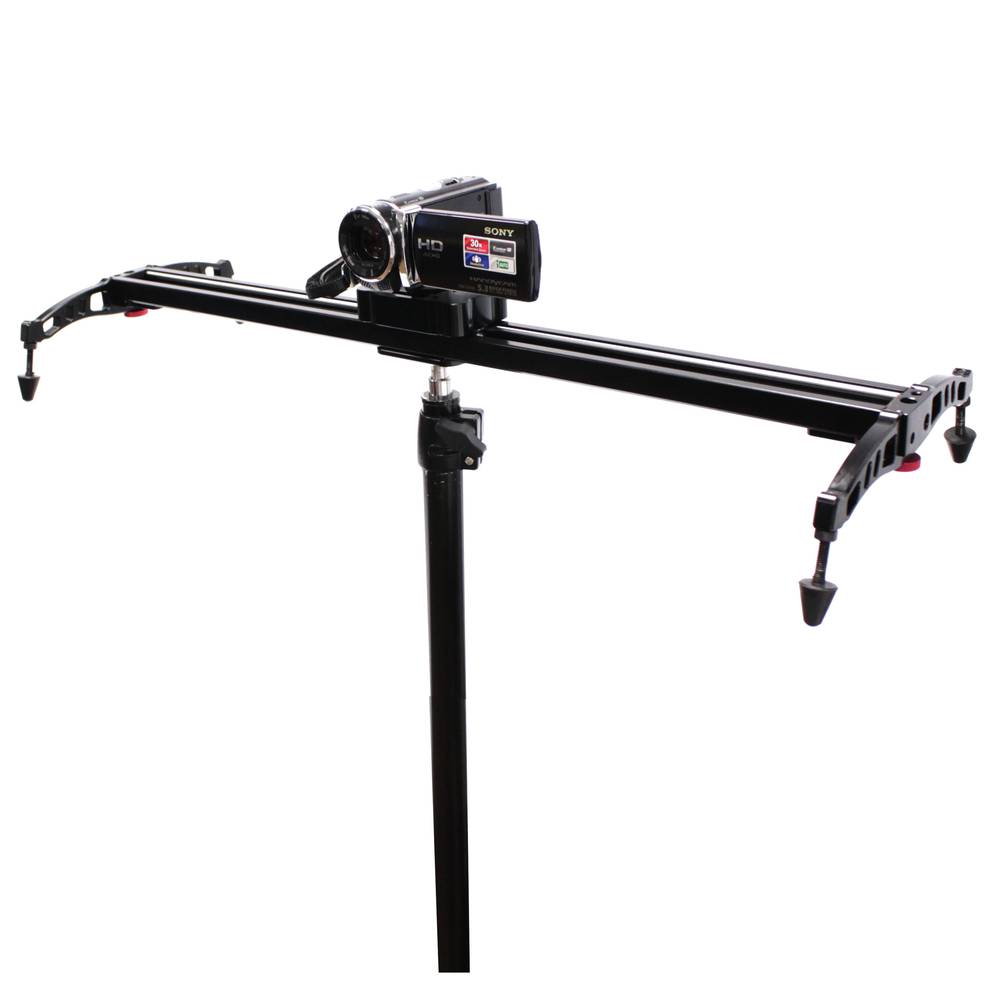 Base lliscant sobre rail de 60cm per a càmera DVR o DSLR