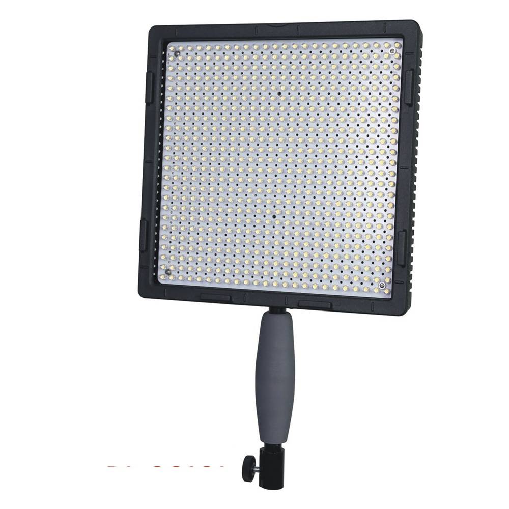 Estúdio Iluminação Kit com 3 holofotes LEDs do painel mala 3200K 5400K 576 Tripé