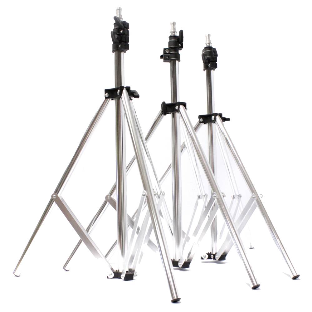 Estúdio Iluminação Kit com 3 holofotes LEDs do painel mala 3200K 5400K 576 Tripé