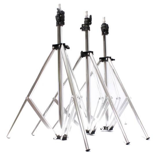 Estúdio Iluminação Kit com 3 holofotes LEDs do painel mala 3200K 5400K 576 Tripé