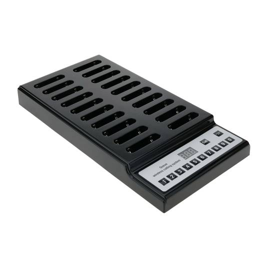 Sistema de gerenciamento de chamada de filas sem fio com 10+2 chaves e 20 beepers