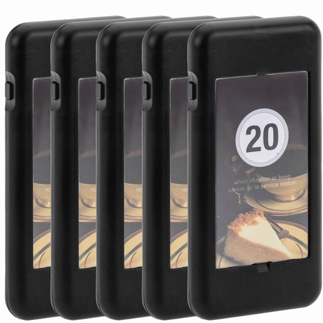 Queues wireless management calling system base with 10 keys and 20 pagers