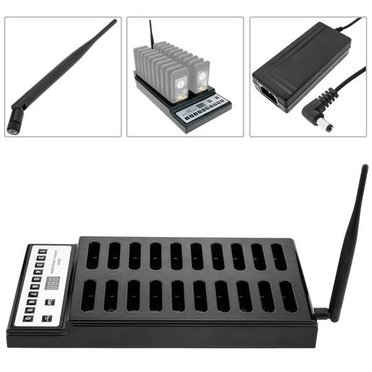 Podstawa modułu ładującego 10 + 2 dla bezprzewodowego menedżera kolejek