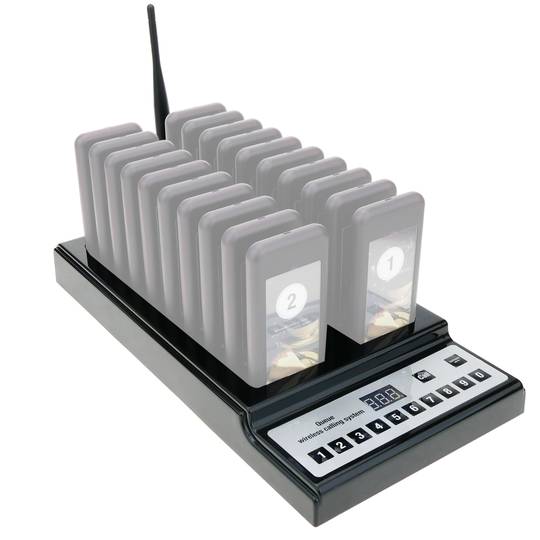 Podstawa modułu ładującego 10 + 2 dla bezprzewodowego menedżera kolejek