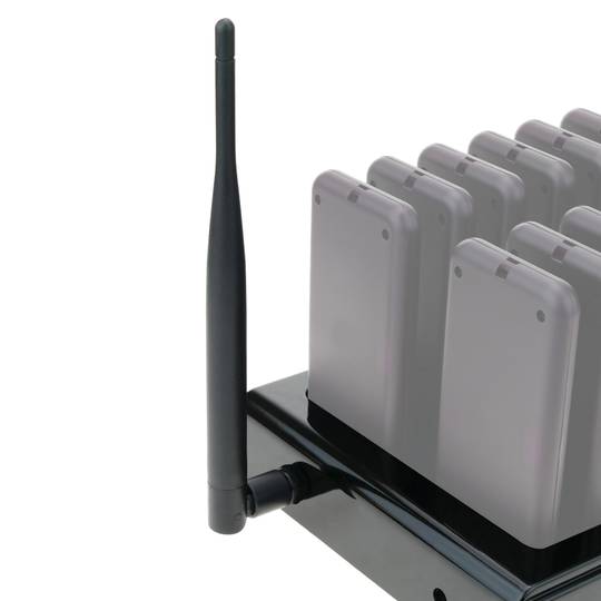 Podstawa modułu ładującego 10 + 2 dla bezprzewodowego menedżera kolejek