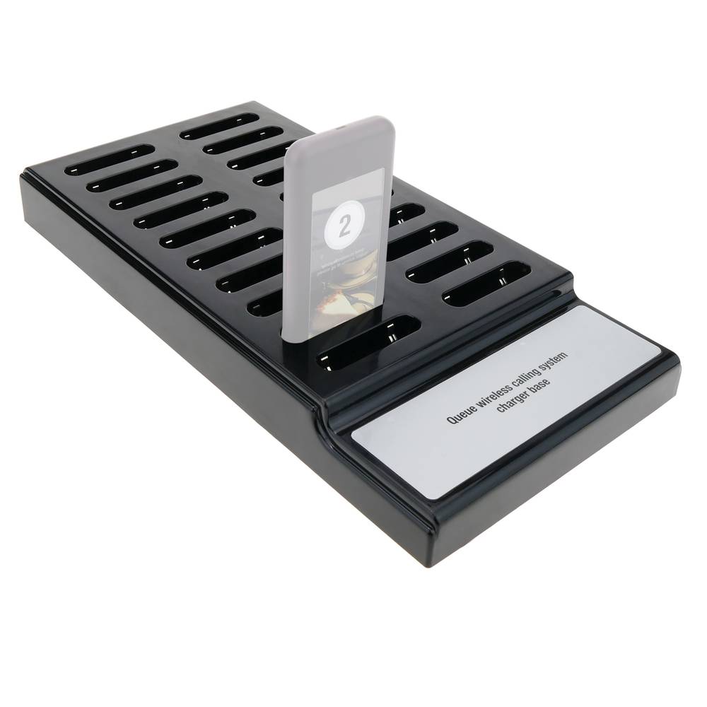 Carger cradle for queue wireless management calling system