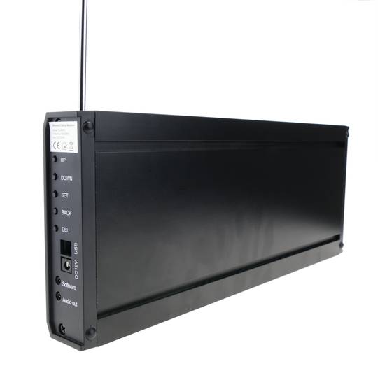 Visor LED para sistema de llamada inalámbrico 999 códigos 410x158 mm para restaurante hospital