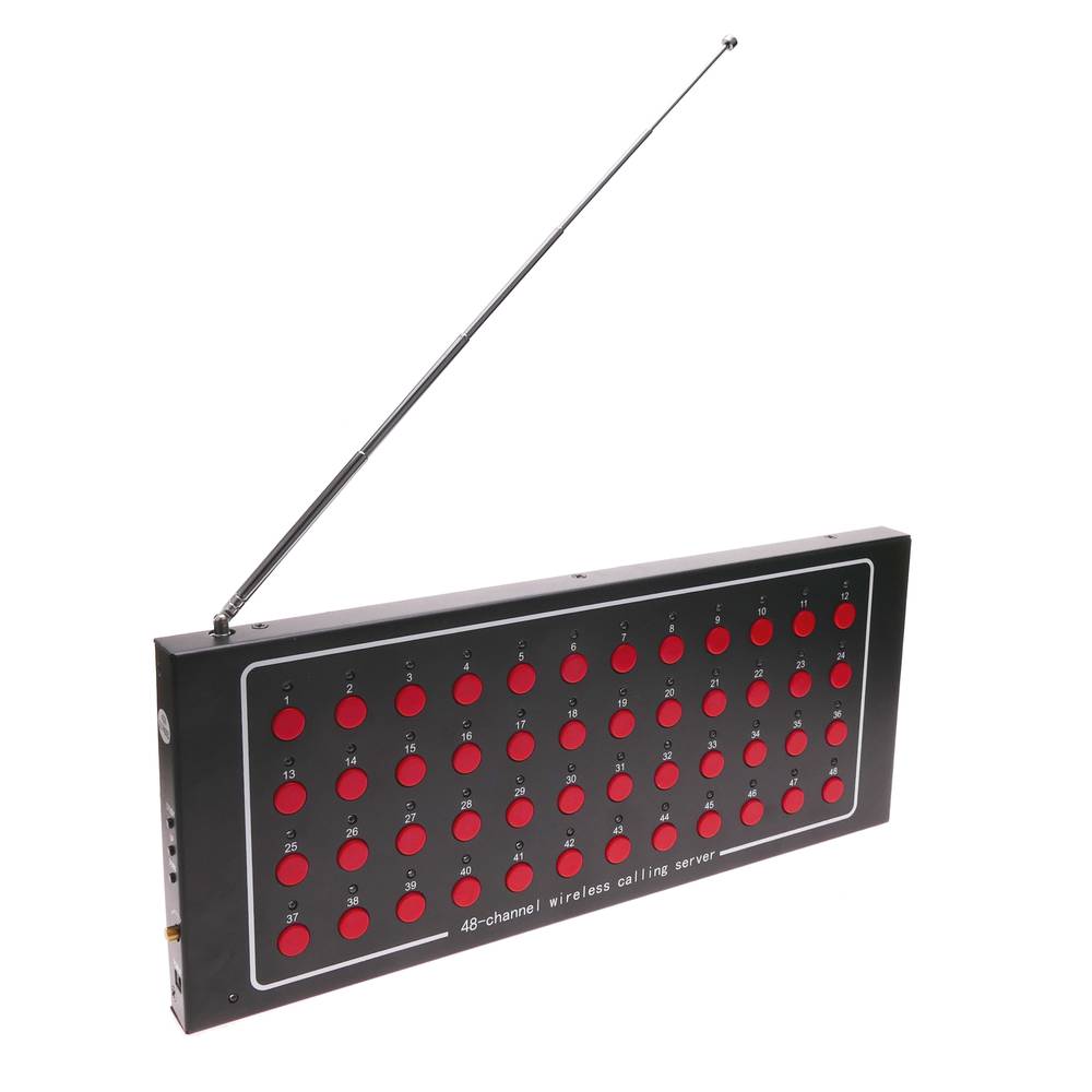 Affichage à LED pour système d'appel sans fil 330x136 mm 48 codes pour restaurant hôpital