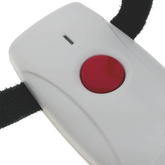 Polsador emissor transmissor per a sistema de trucada sense fil amb cinta 200m 1 tecla