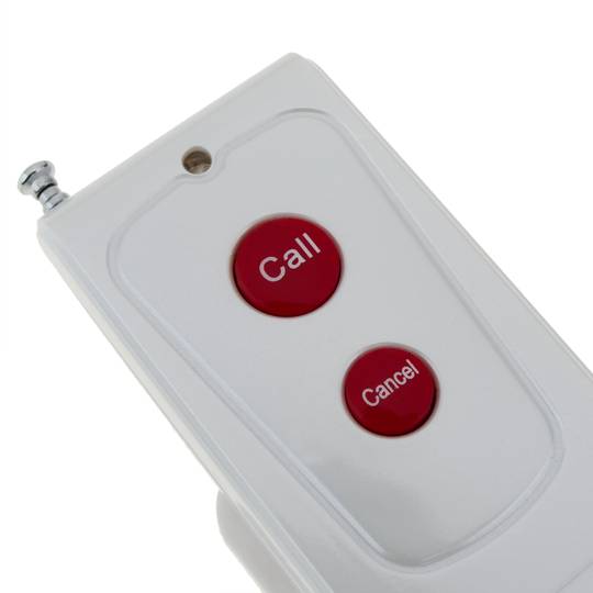 Bouton de l'émetteur pour le système d'appel sans fil 1000m 2 clés