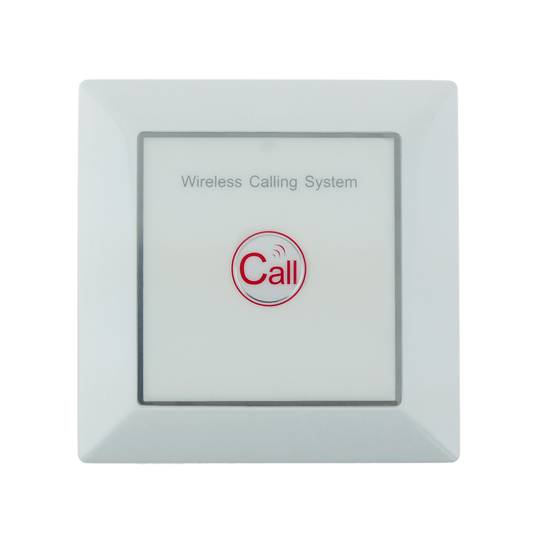 Pulsador emisor transmisor para sistema de llamada inalámbrico de pared 500m 1 tecla