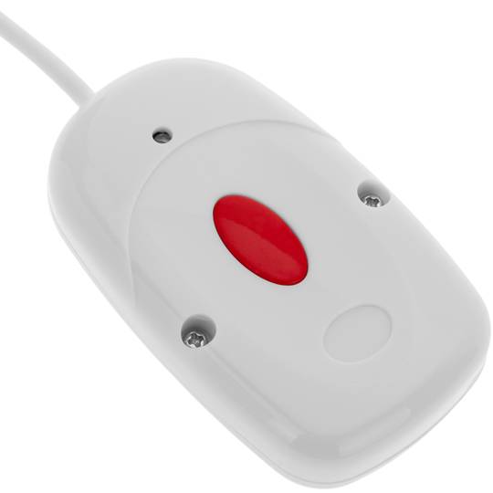 Emetteur bouton poussoir filaire pour système d'appel mural sans fil 1000m 1 clé