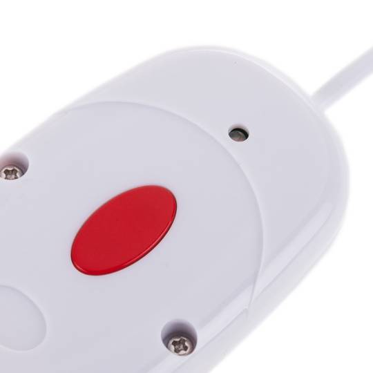Emetteur bouton poussoir filaire pour système d'appel mural sans fil 1000m 1 clé