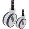 Rodes dobles pivotants de control central per a llit mèdic, subjecció tipus planç buit, 150x70x185mm 2-pack
