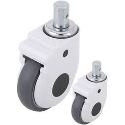 Wheels for medical bed, Hollow Stem Type Clamping, 125x32x158mm 2-pack
