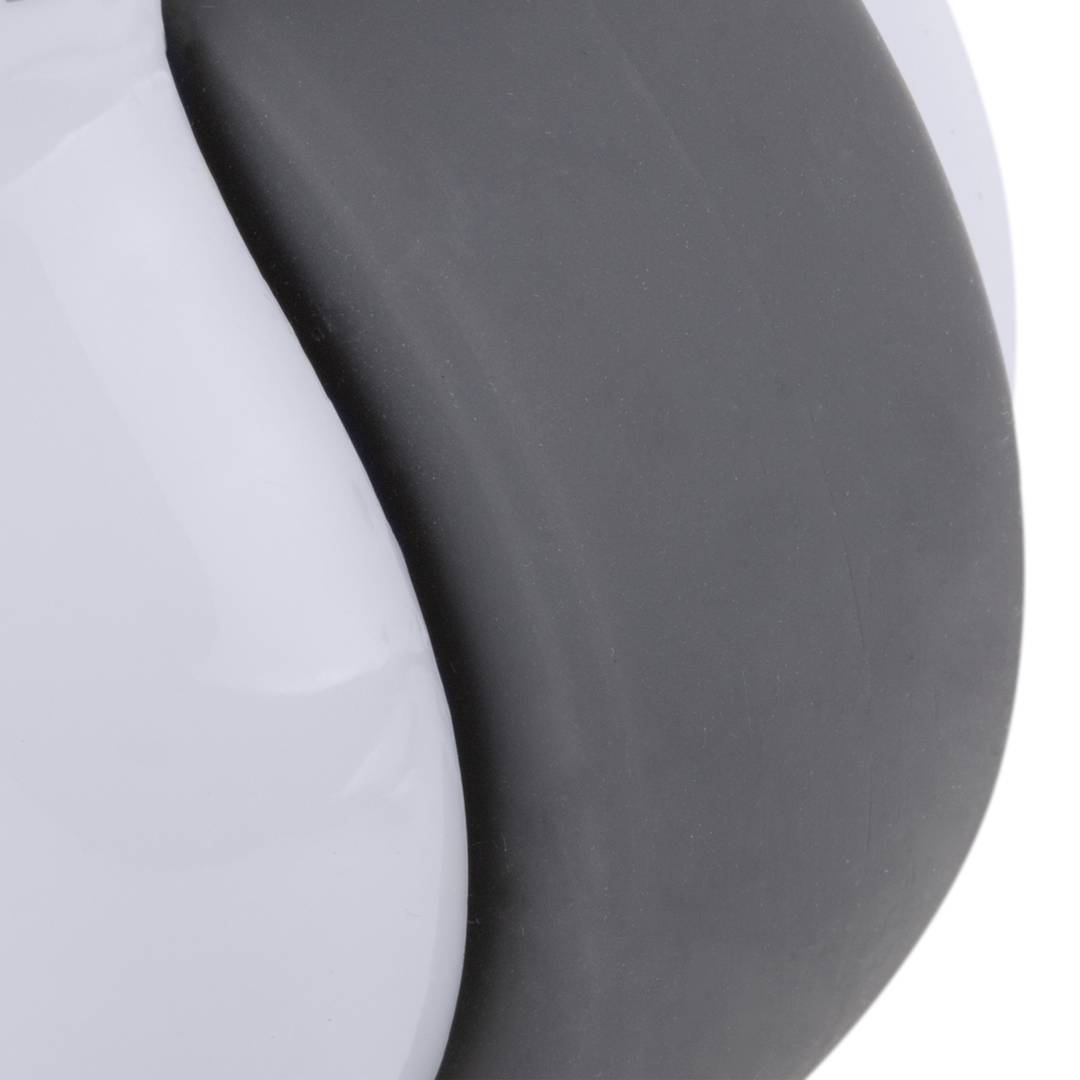 Rotelle girevoli in metallo, TPR e ABS per letto medico, piastra di bloccaggio, 100x32x133mm 2-pack