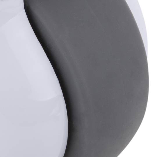 Rotelle girevoli in metallo, TPR e ABS per letto medico, piastra di bloccaggio, 100x32x133mm 2-pack