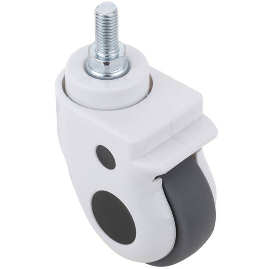 Metall-, TPR- und ABS-Lenkrollen für medizinisches Bett, Schraubbefestigung, 75 x 32 x 108 mm, 2er-Pack