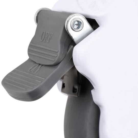 Metal, TPR and ABS Swivel Casters for Medical Bed, One Way Brake and Thread Type Fastening, 100x32x133mm 2-pack