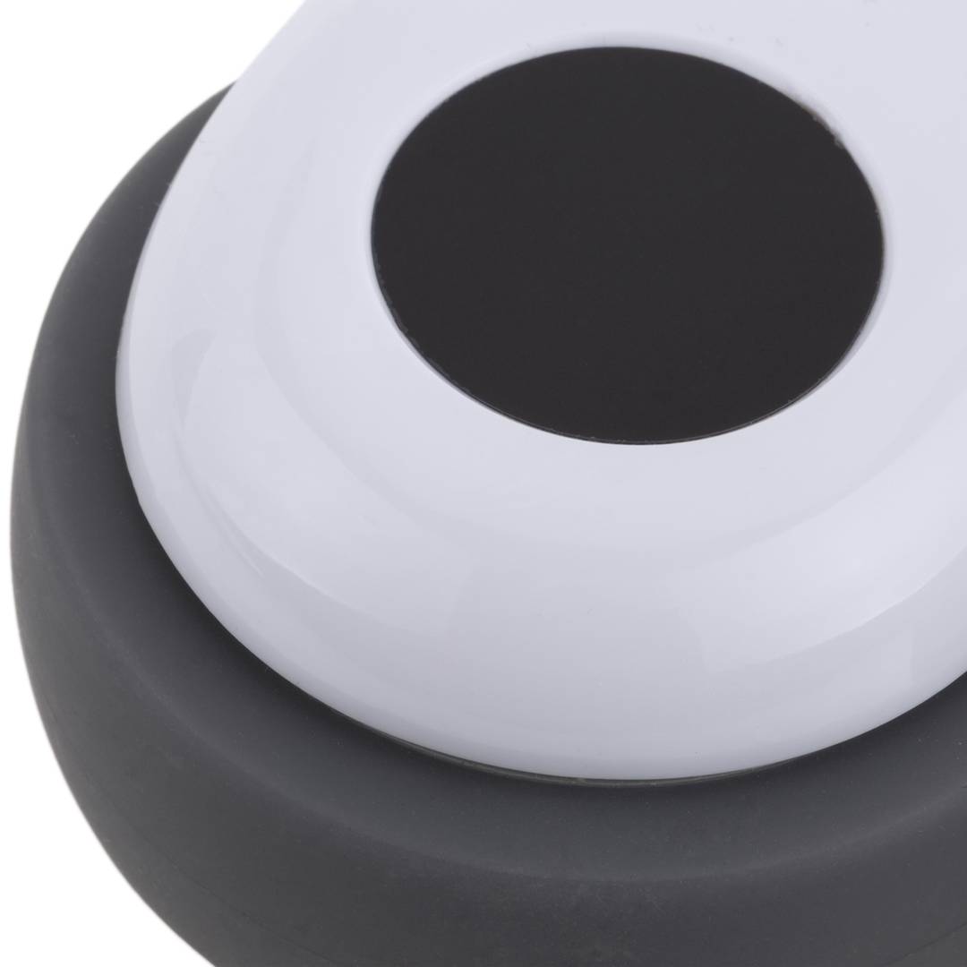 Metal, TPR and ABS Swivel Casters for Medical Bed, One Way Brake and Thread Type Fastening, 100x32x133mm 2-pack