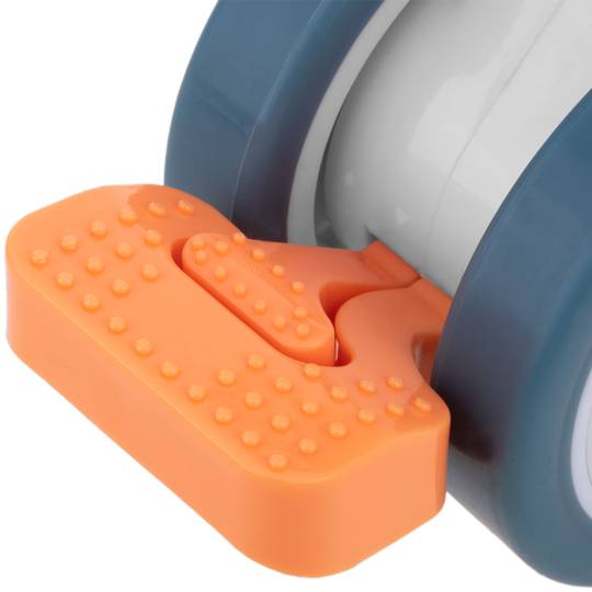 PU ABS Lenkrollen für medizinisches Bett, Einweg Bremse und Gewindebefestigung, 75 x 56 x 98 mm, 4er-Pack