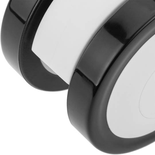 Rodes pivotants de PU i ABS per a llit mèdic, subjecció tipus placa, 65x45x68mm 4-pack