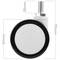 Ruote girevoli PU&ABS per lettino medico, fissaggio a vite M12x20, 65x45x73mm 4-pack colore bianco e nero