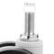 Ruote girevoli PU&ABS per lettino medico, fissaggio a vite M12x20, 65x45x73mm 4-pack colore bianco e nero