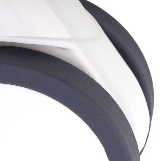 Rodes pivotants dobles de PU i ABS per a llit mèdic, fre unidireccional i subjecció tipus rosca, 125x78x145mm 2-pack