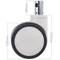 Rodes pivotants dobles de control central PU i ABS per a llit mèdic, subjecció tipus planç buit 32x50mm, 125x76x152mm 2pack