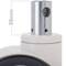 Rodes pivotants dobles de control central PU i ABS per a llit mèdic, subjecció tipus planç buit 32x50mm, 125x76x152mm 2pack