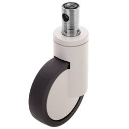 3 Function Medical Bed Central Control Caster Wheel Hollow Rod Clamping Type 32x50mm 125x33x165.3mm