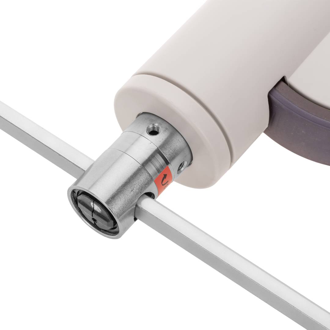 3-funkcyjne łóżko medyczne Sterowanie centralne Koło samonastawne Typ mocowania pręta drążonego 32x50mm 125x33x165,3mm