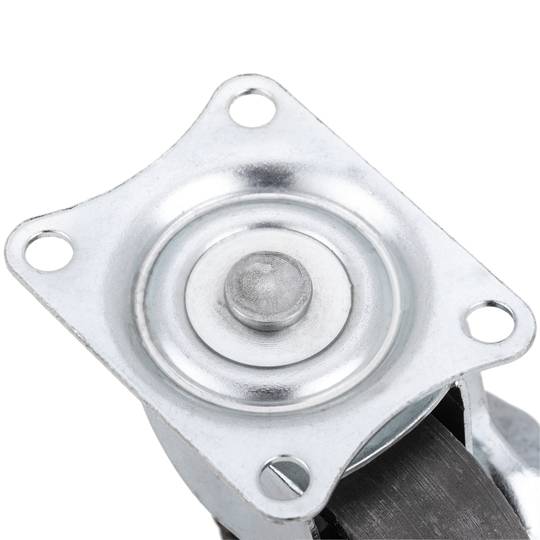 Rodes pivotants industrials de metall amb fre 50 mm 2 unitats