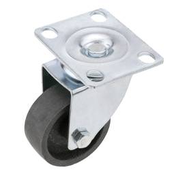 Industrial wheel swivel castor of metal without brake 50 mm